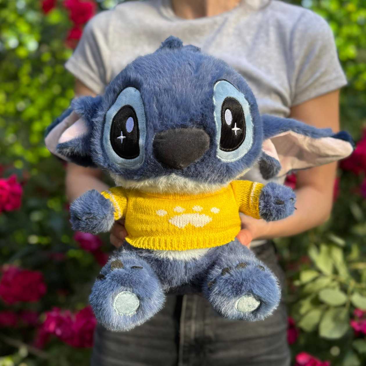 Soft plush toy Stitch in sweater (32cm)