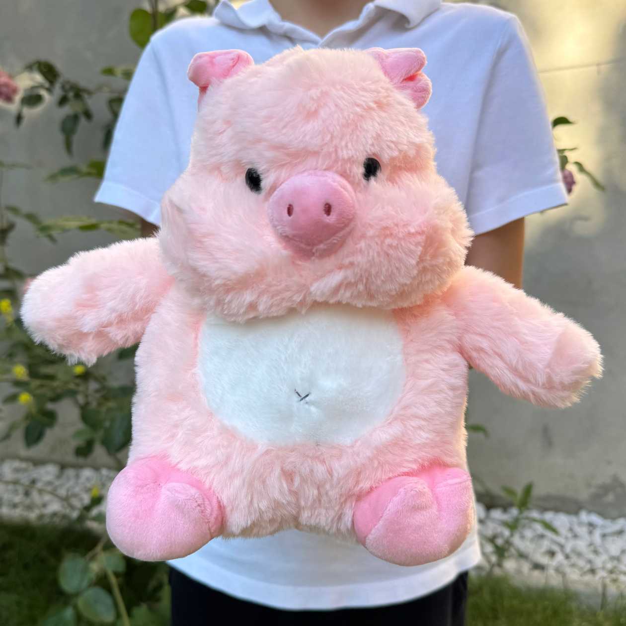 Soft plush toy little pink pig