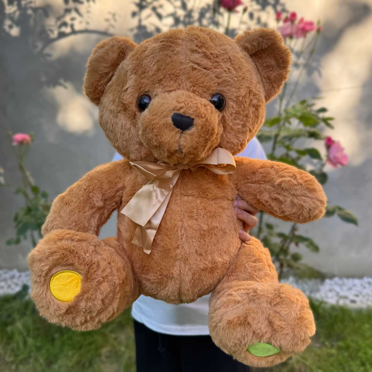 Soft plush toy bear caramel (35cm)