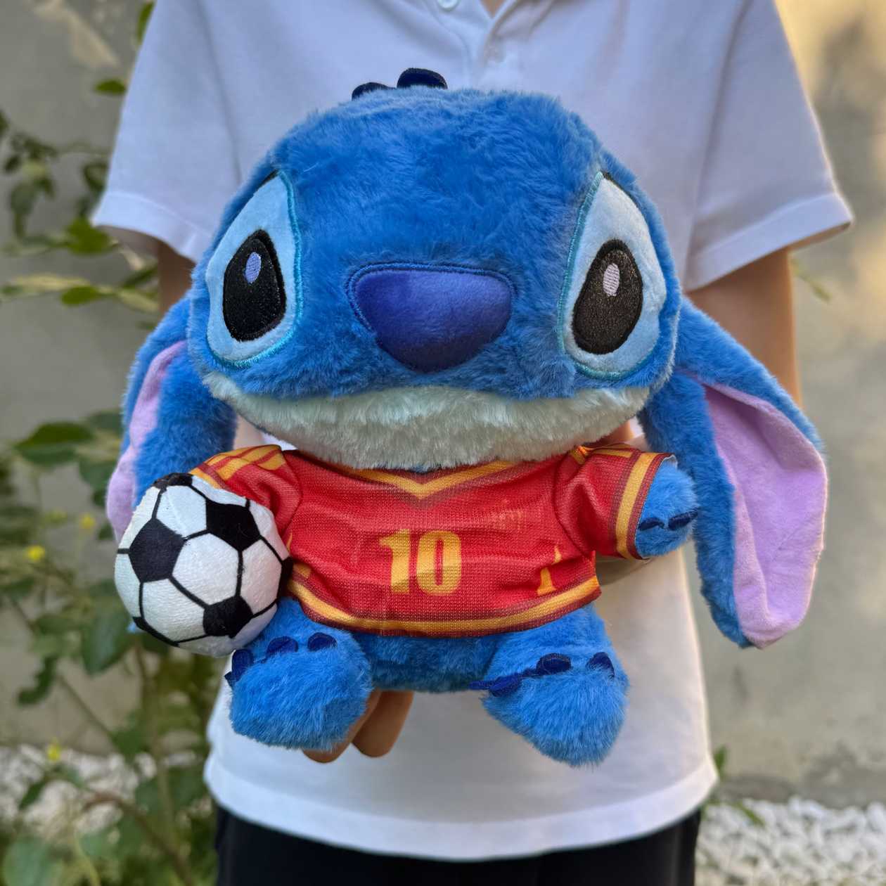 Soft plush toy Stitch, football (20cm)