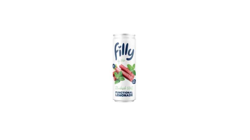 FILLY Rhubarb-Mint Prebiotic Fermented Drink 355ml