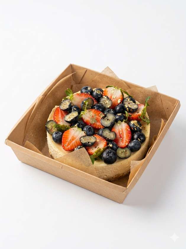 Cheescake with fruits 500 g