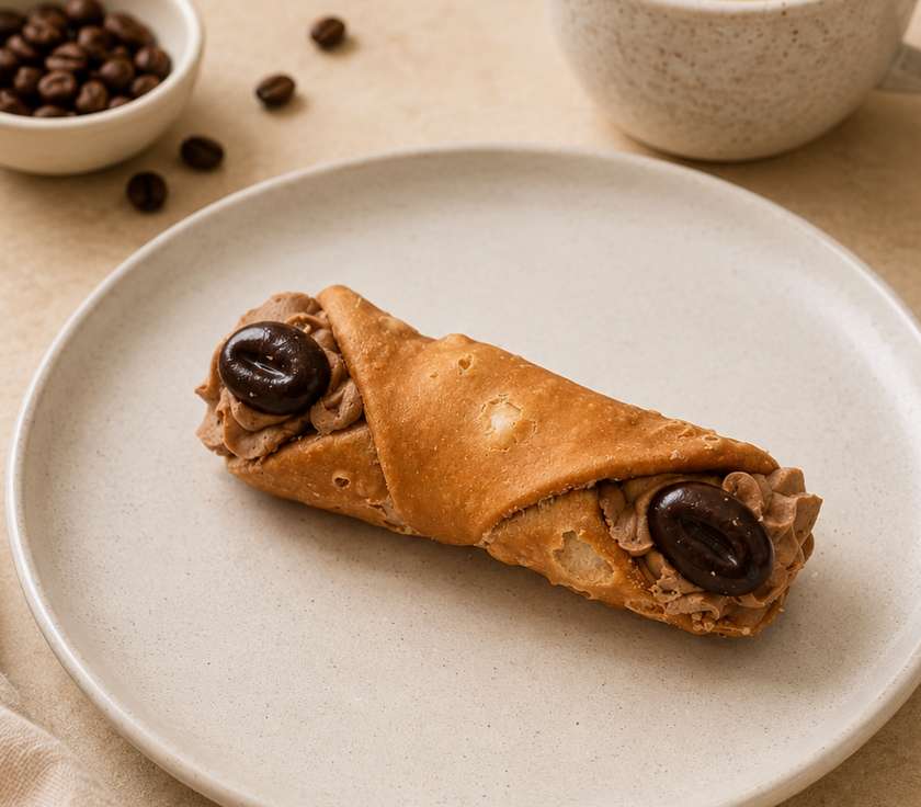 Cannoli Cappuccino (Ovo-Lacto)