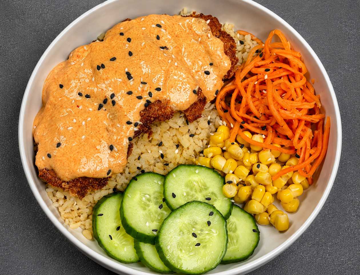 Bowl with bulgur