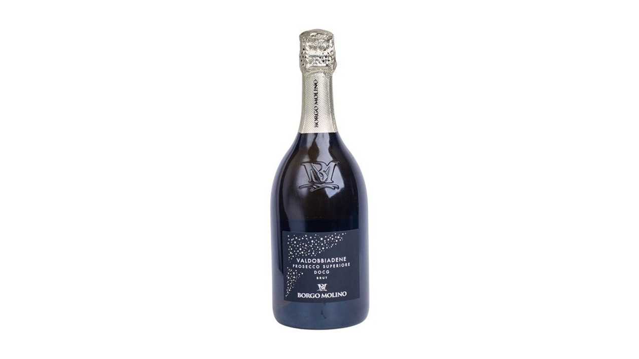 Borgo molino valdobbiadene docg brut prosecco wytrawne 11.5%, 750 ml