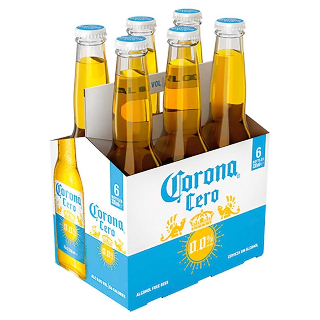 6x Piwo Corona Cero Bezalkoholowe 0.33l