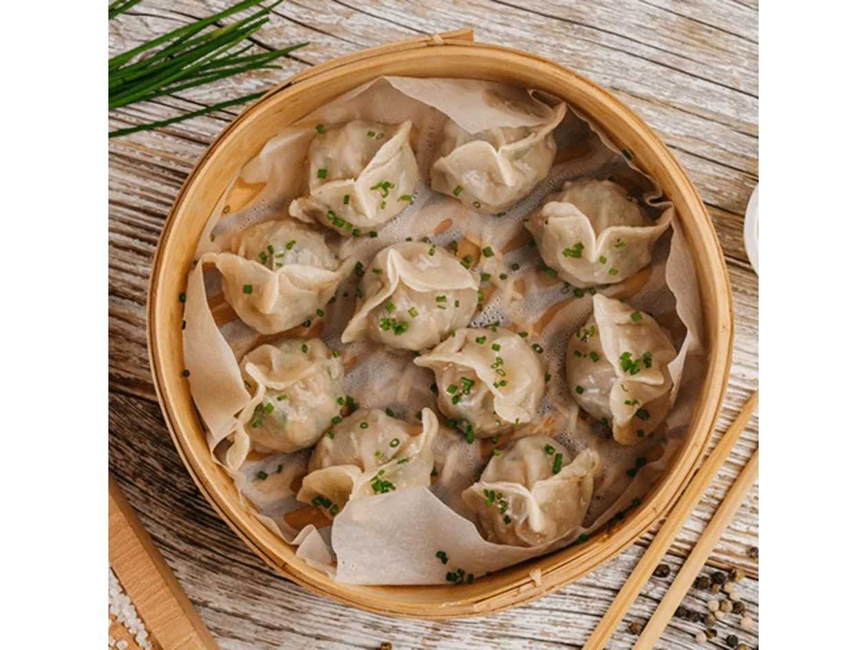 Pierogi z Wieprzowiną I Szczypiorkiem Czosnkowym