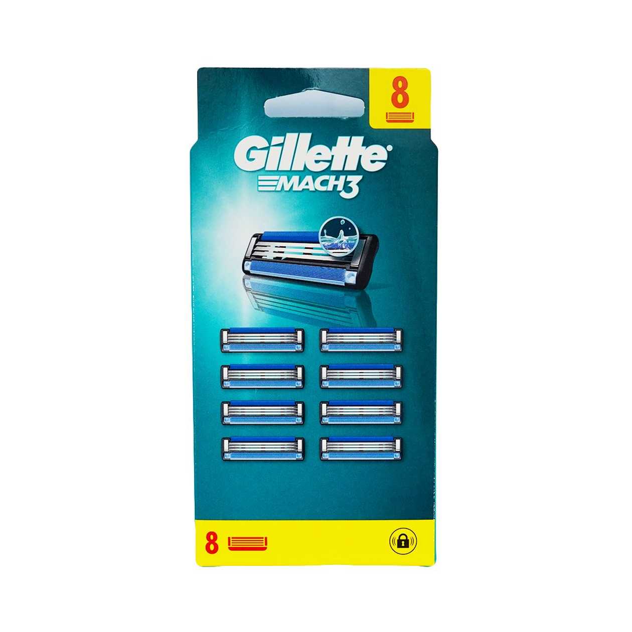 ჯილეტი - Gillette მაჩ 3 სათადარიგო პირები 8 ცალი 6556