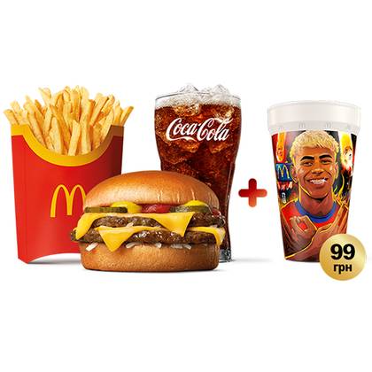 Double Cheeseburger Menu