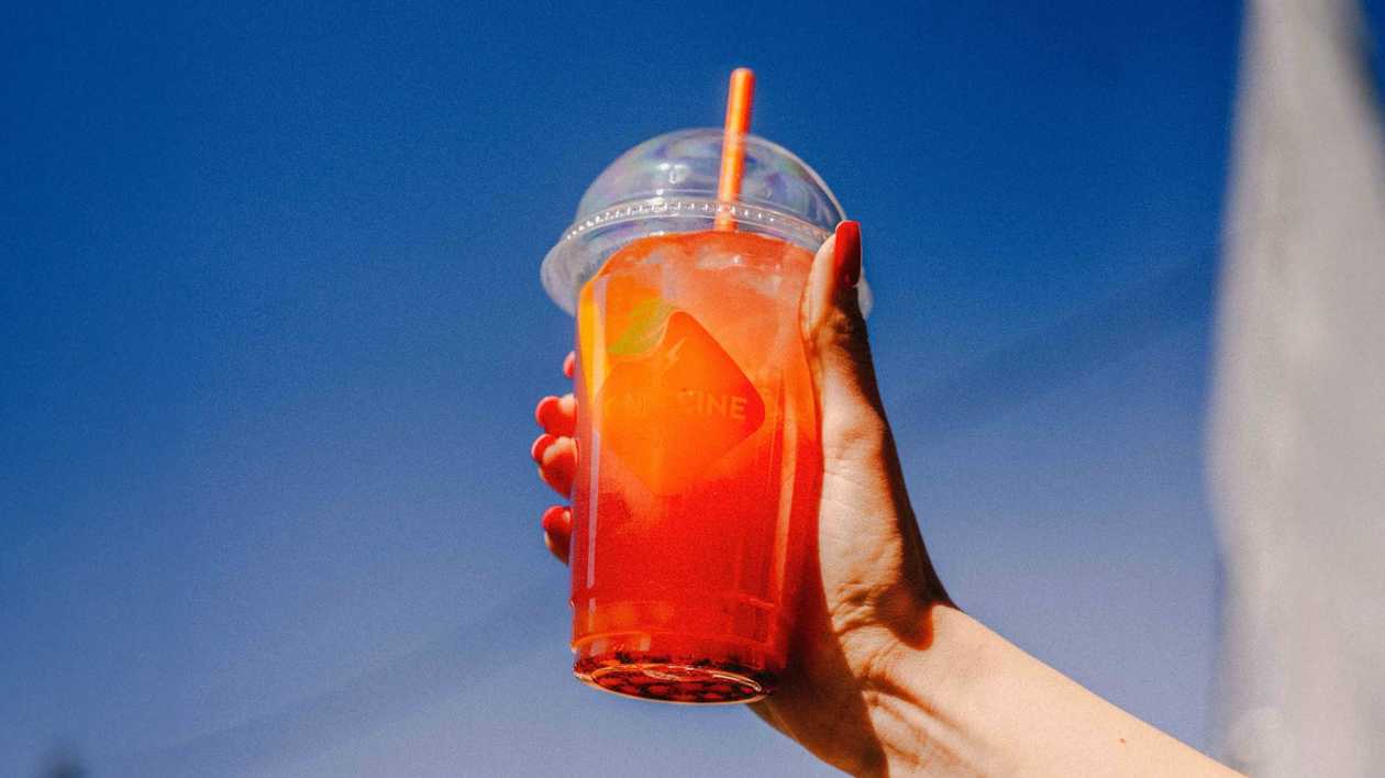 Strawberry Bubble tea 470ml