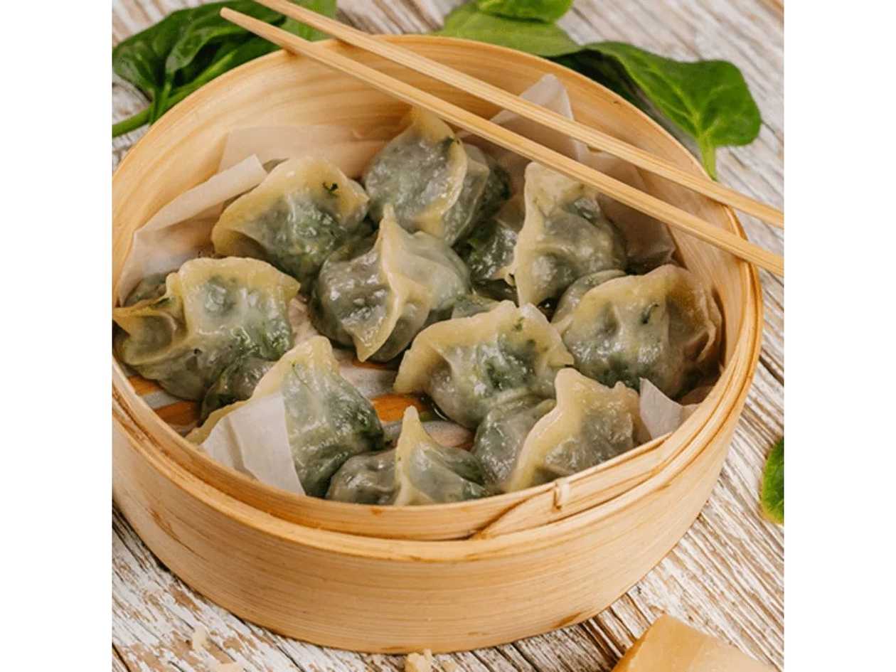 Pierogi z Serem i Szpinakiem