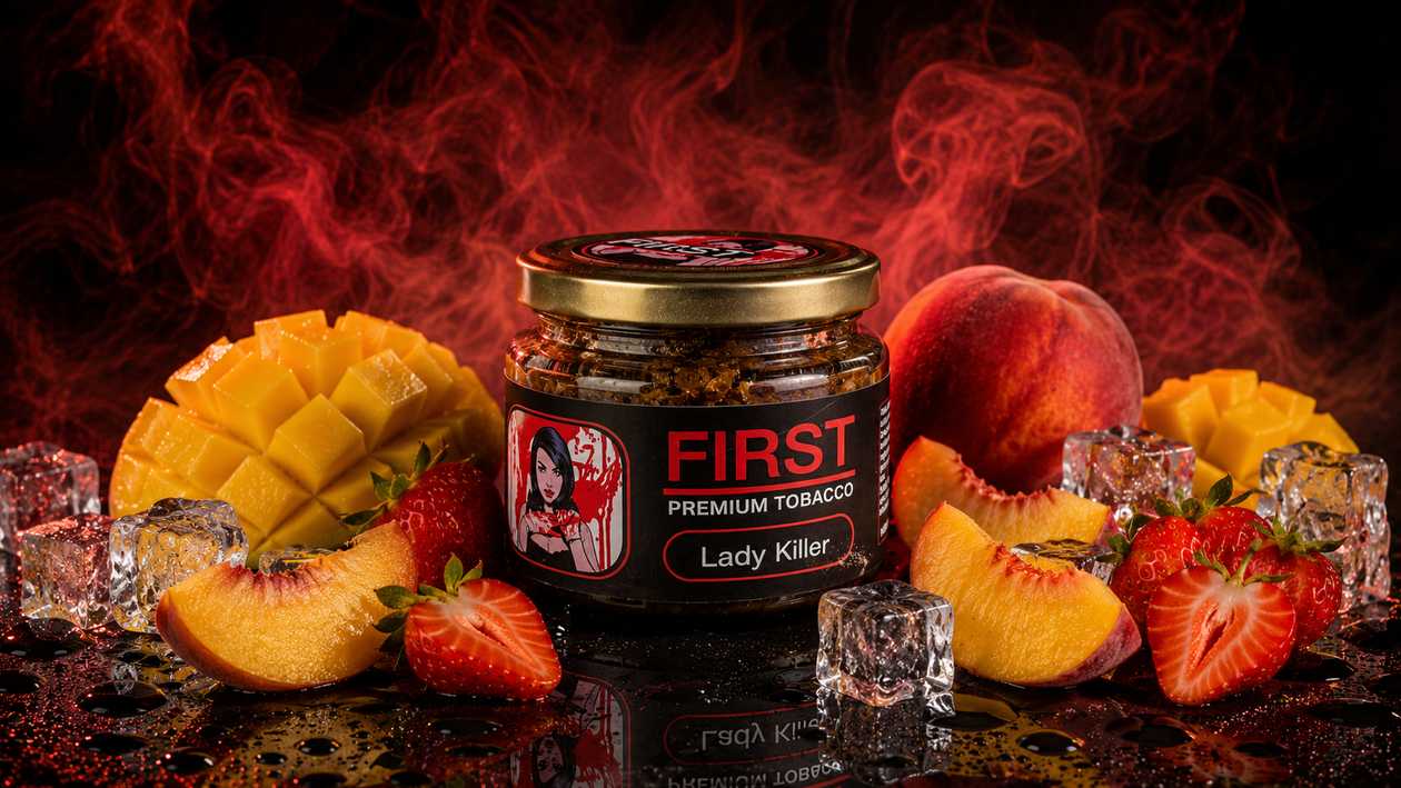 FİRST Tütün 250qr Lady Killer (Şaftalı Mango Çiyələk Buz)