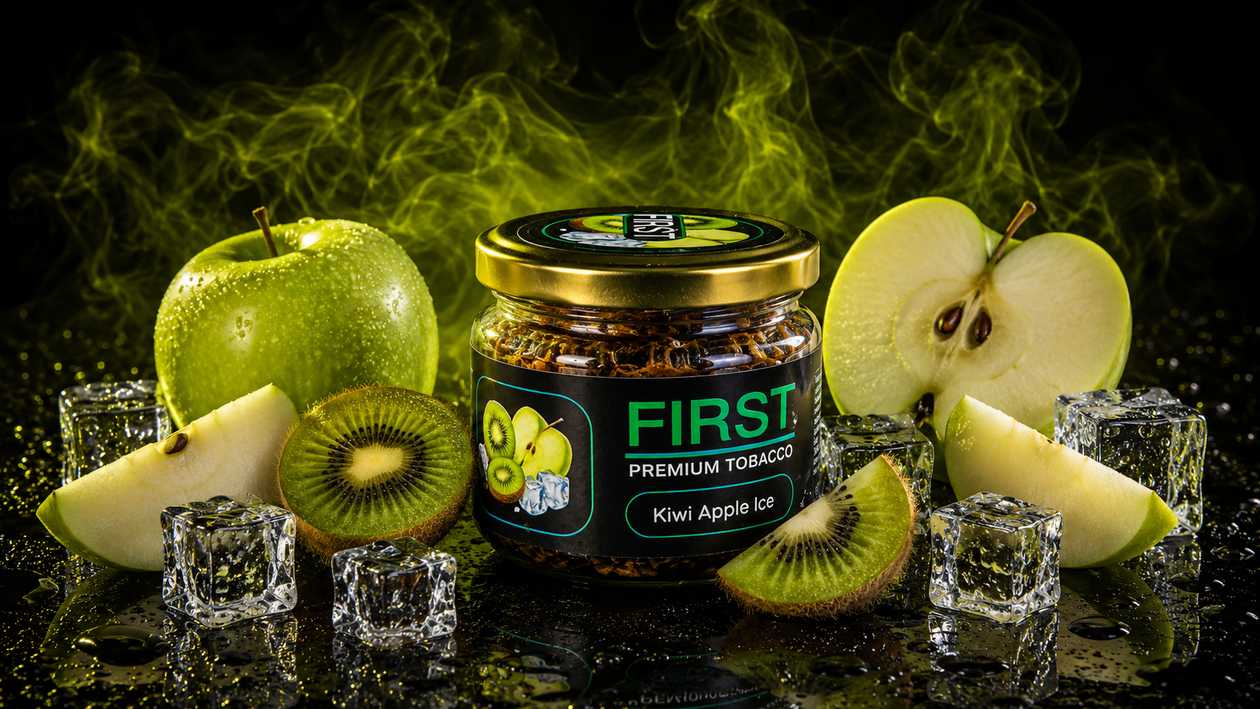 FİRST Tütün 250qr Kiwi Apple Ice (Buzlu Kivi Alma)