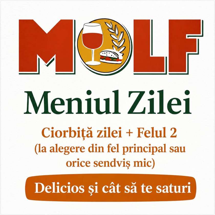 Meniul zilei cu optiuni