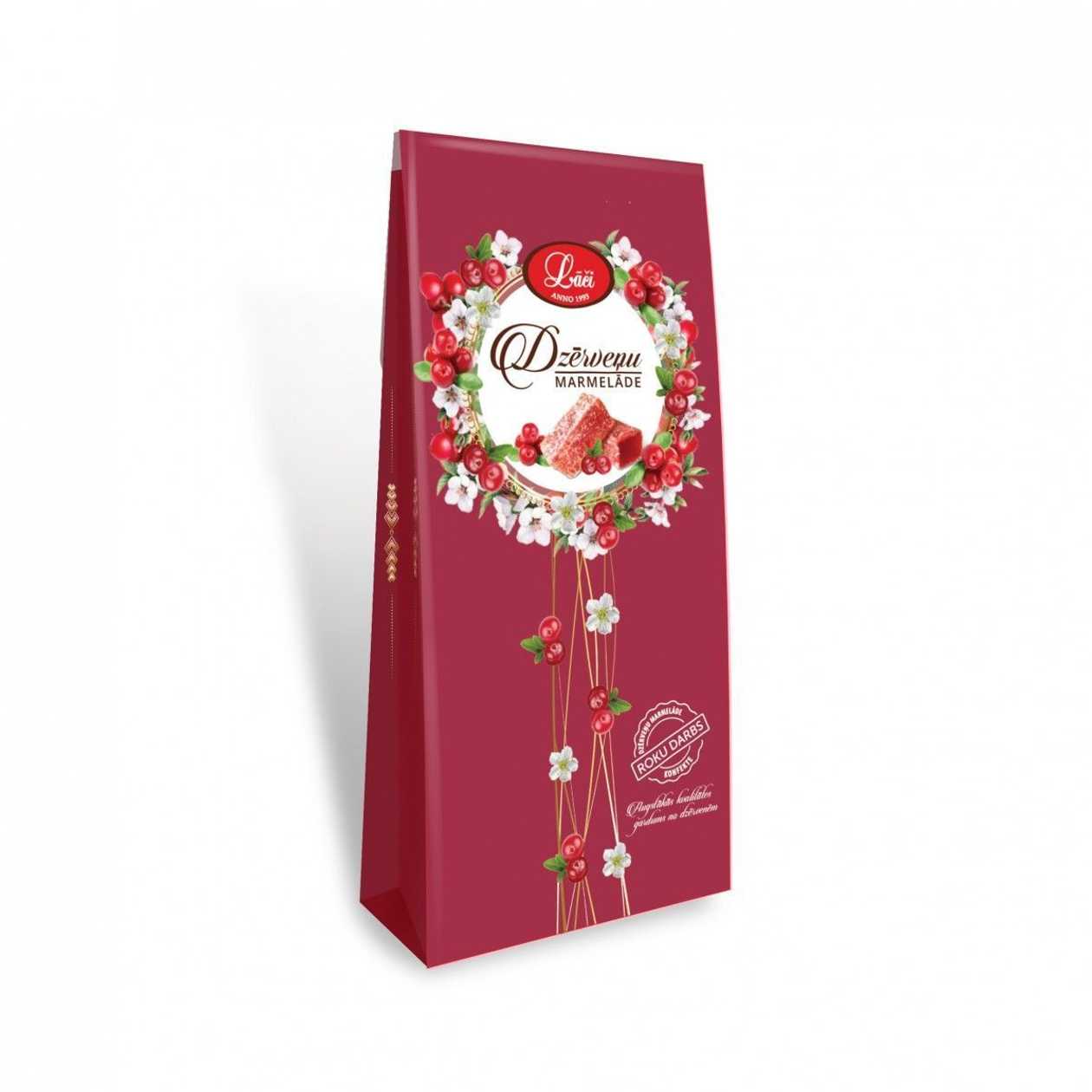 Konfektes "Dzērveņu marmelāde", 180g