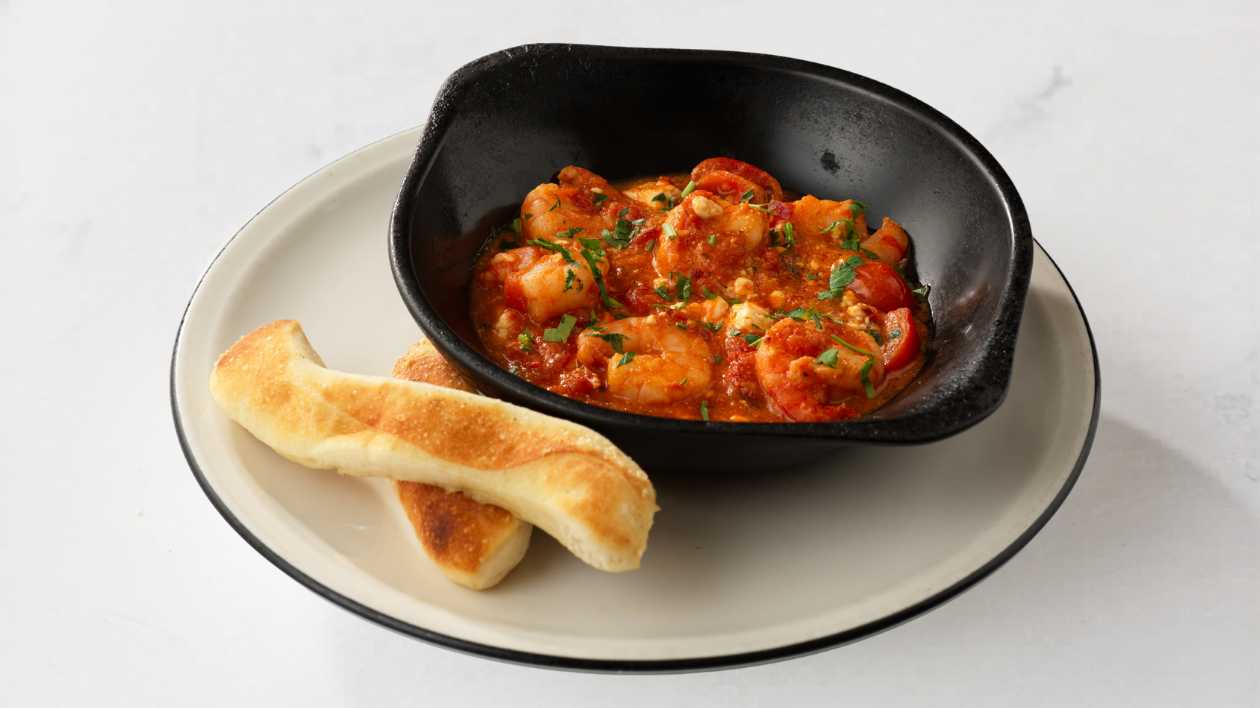 🆕 Prawns Saganaki