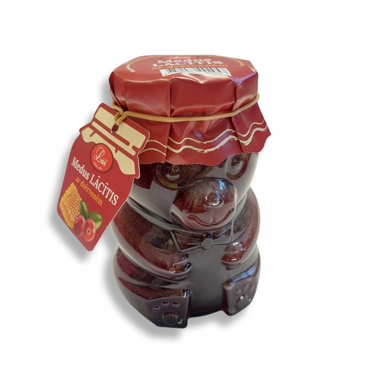 Medus LĀCĪTIS ar dzērvenēm, 380g