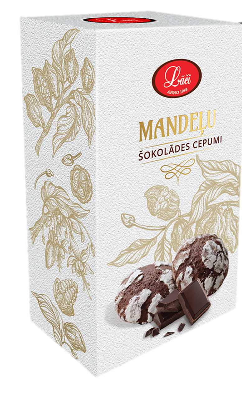 Mandeļu šokolādes cepumi, 110g