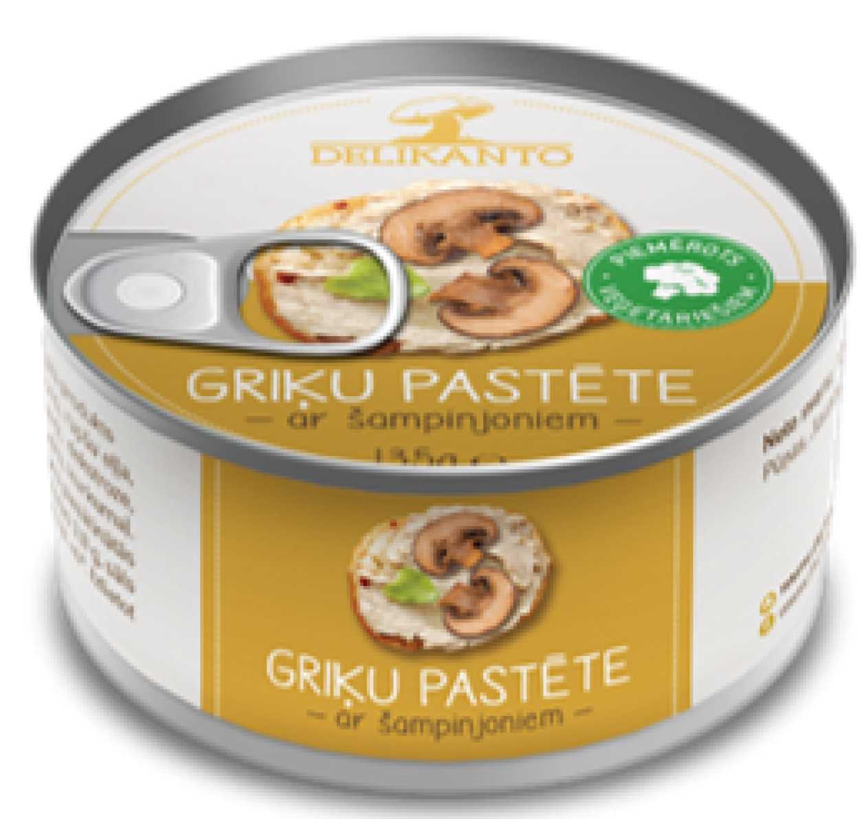 Griķu pastēte ar šampinjoniem, 100g