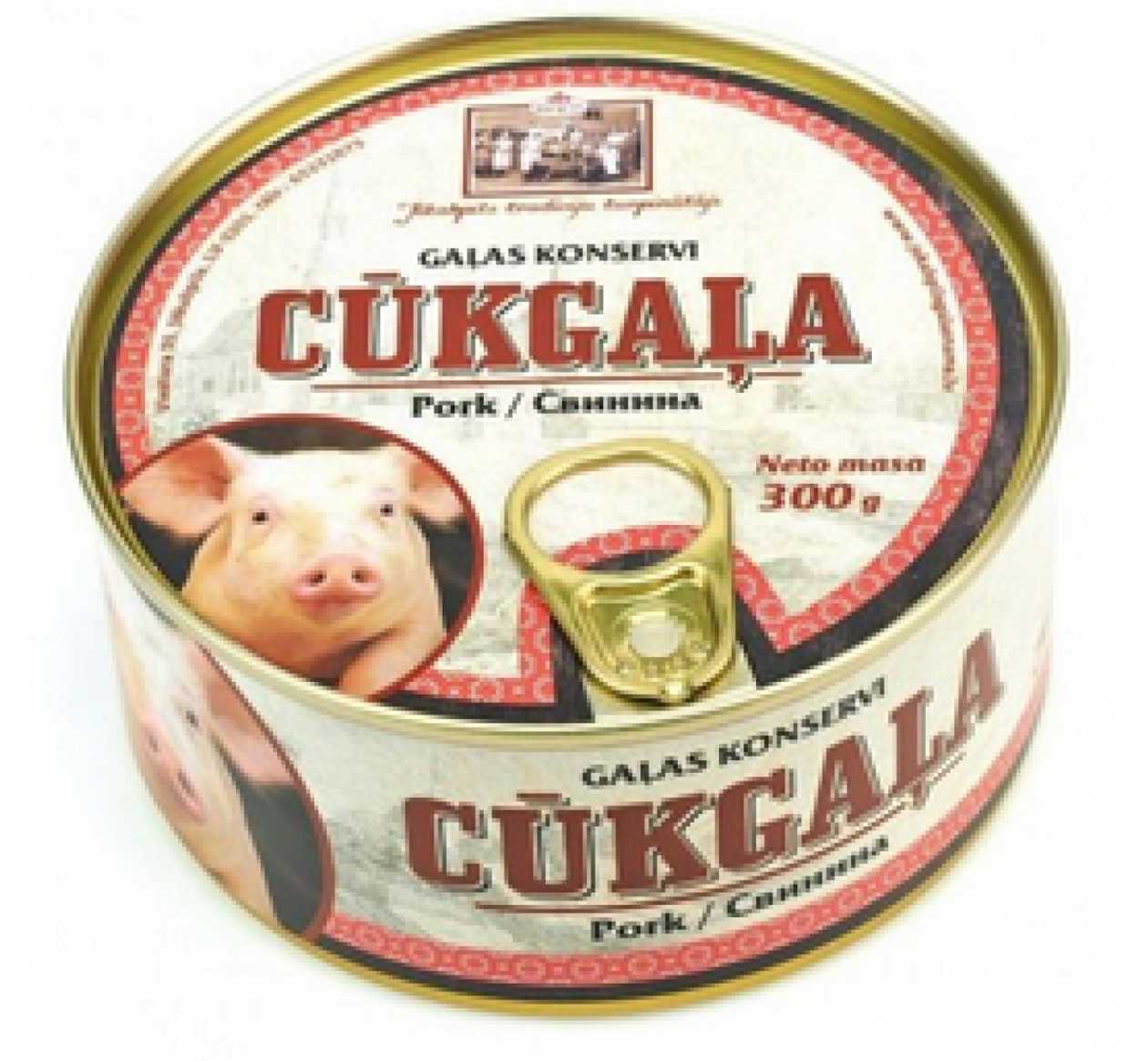 Cūkgaļas konservs, 300g