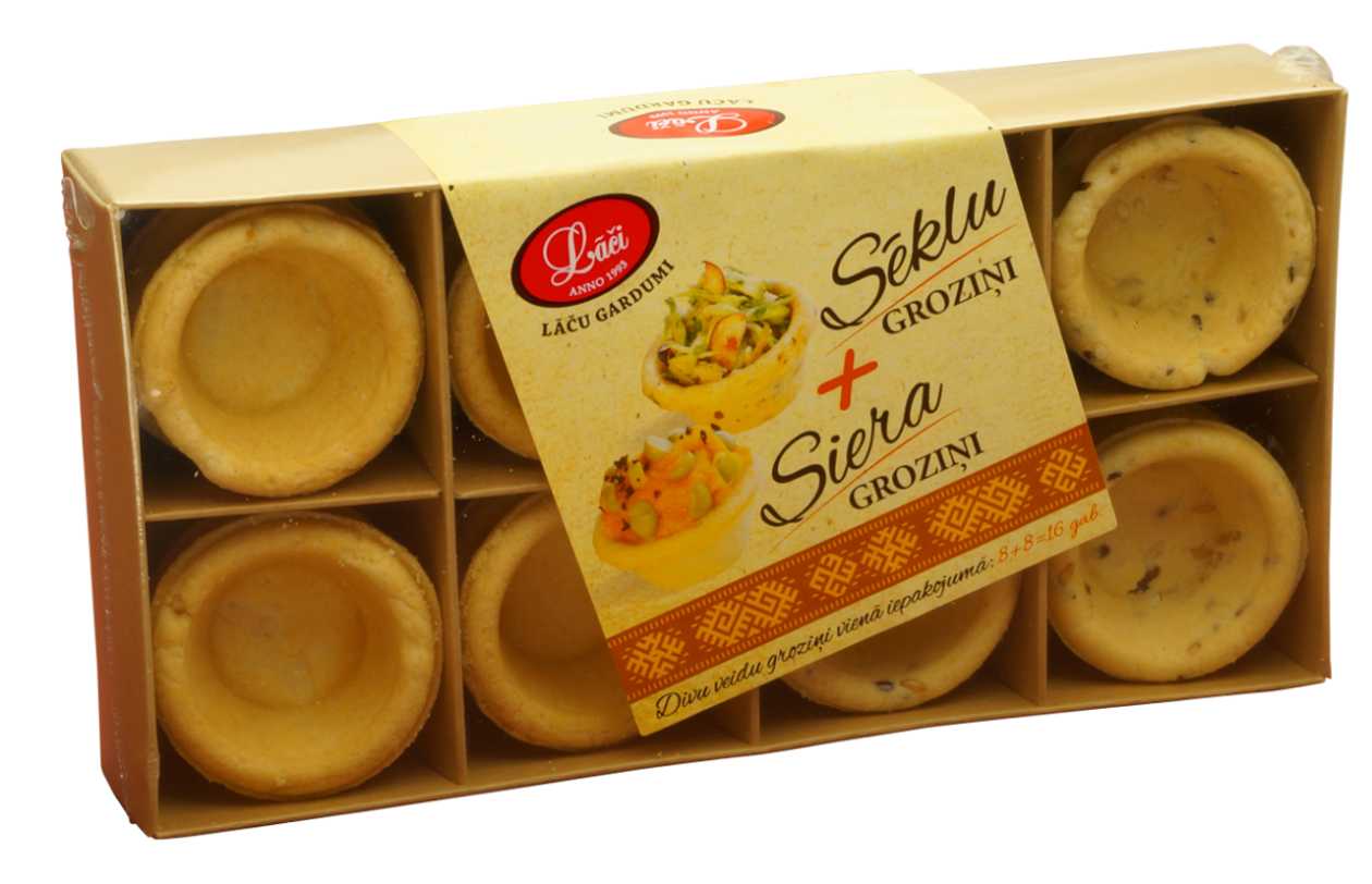 Sēklu un siera groziņi, 135g