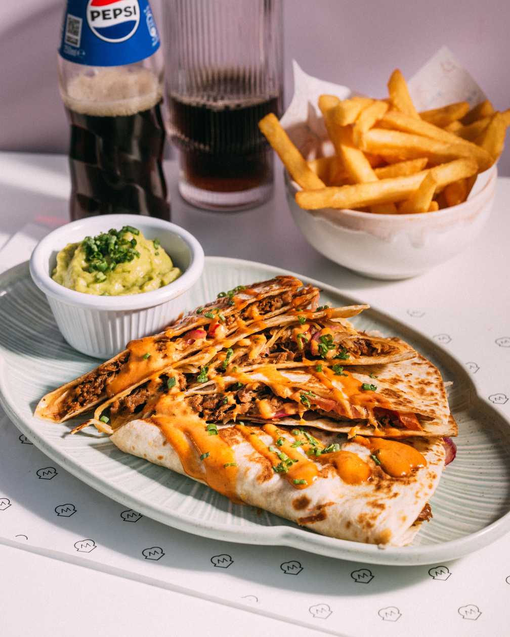 Pulled Chicken Quesadilla