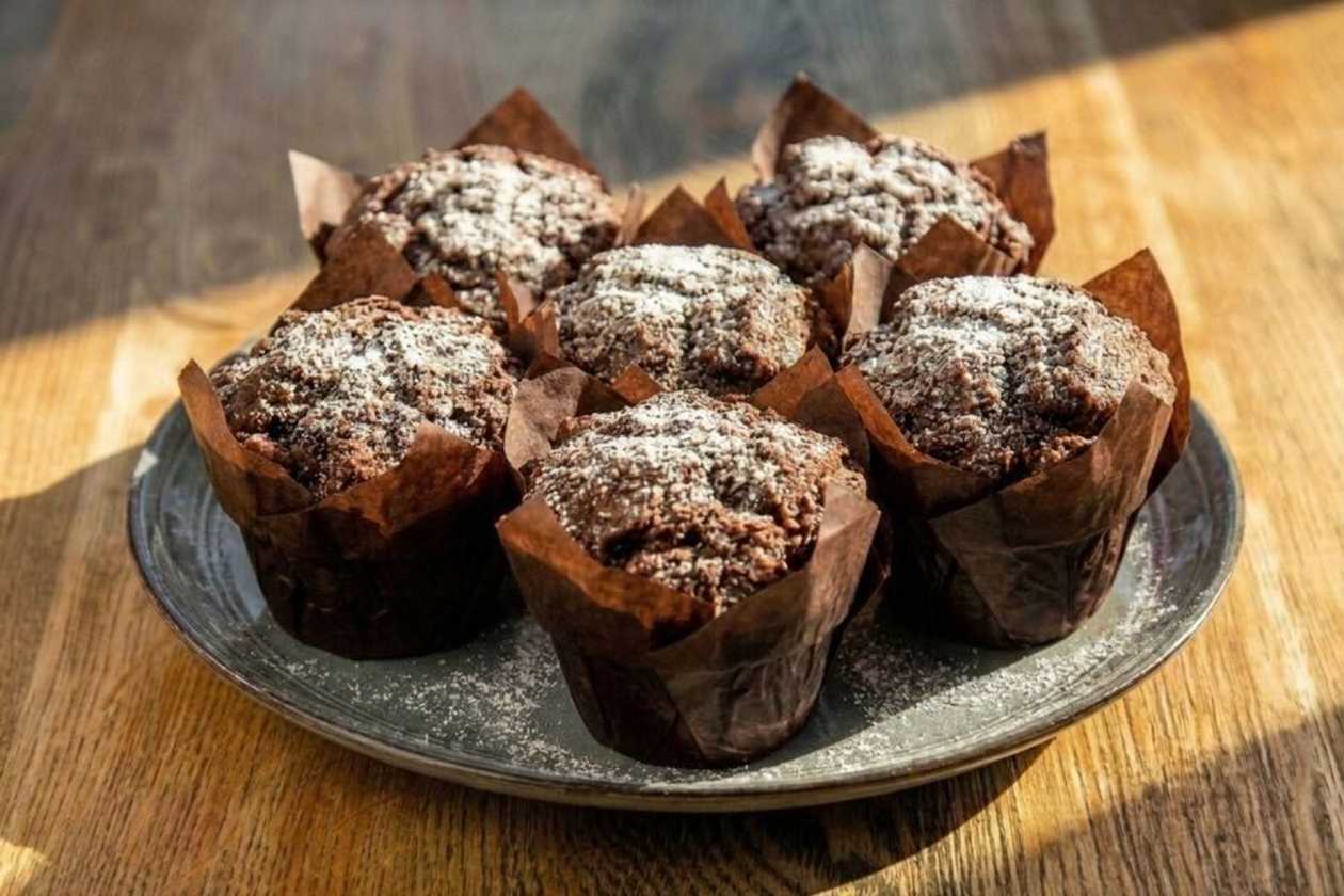 Muffin z czekoladą