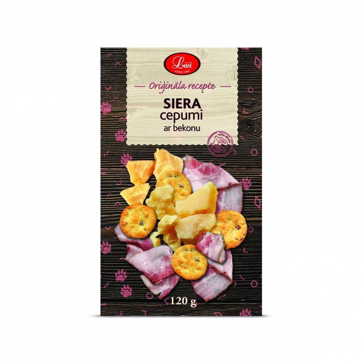 Siera cepumi ar bekonu, 120g
