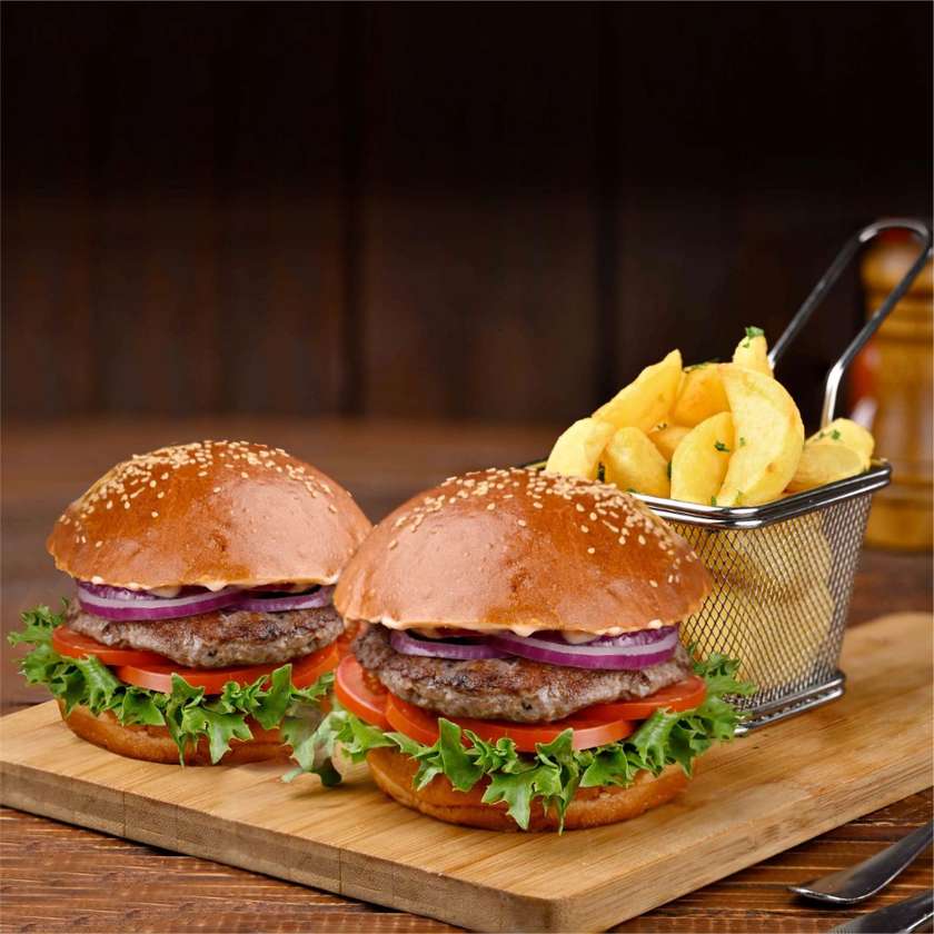 Beef and Chicken Burger
