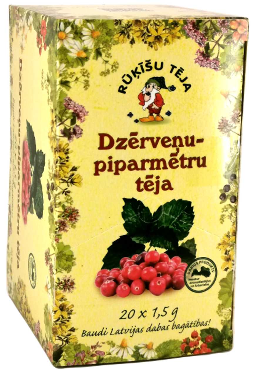 Dzērveņu piparmētru tēja, 30g