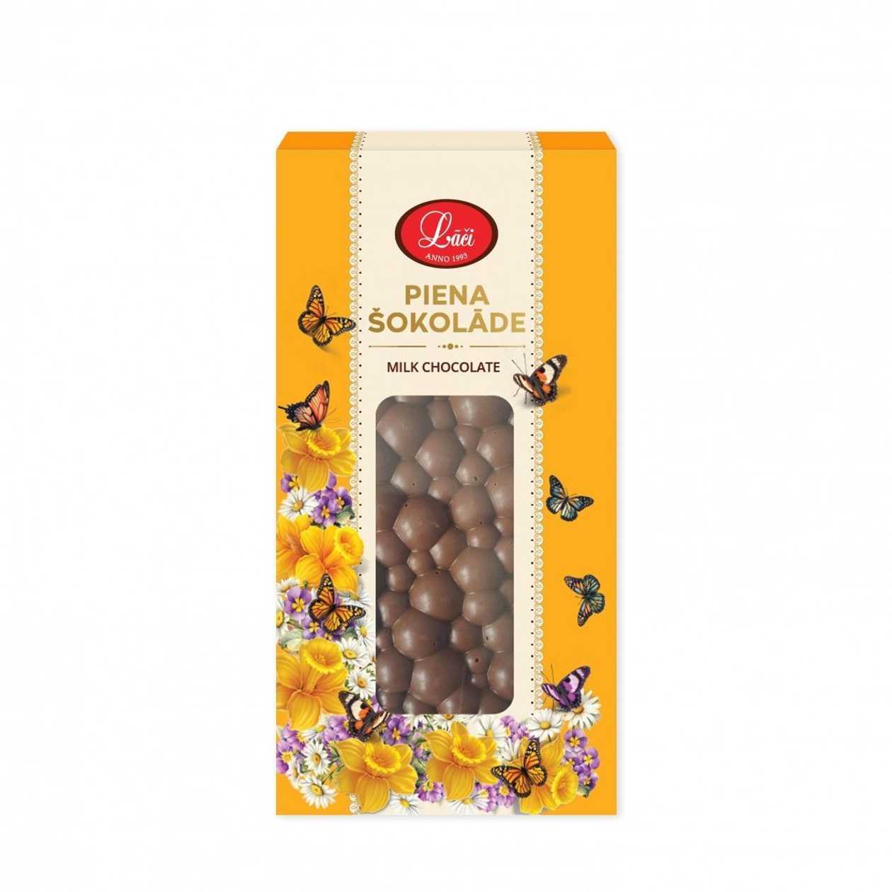 Piena šokolādes tāfelīte, 80g