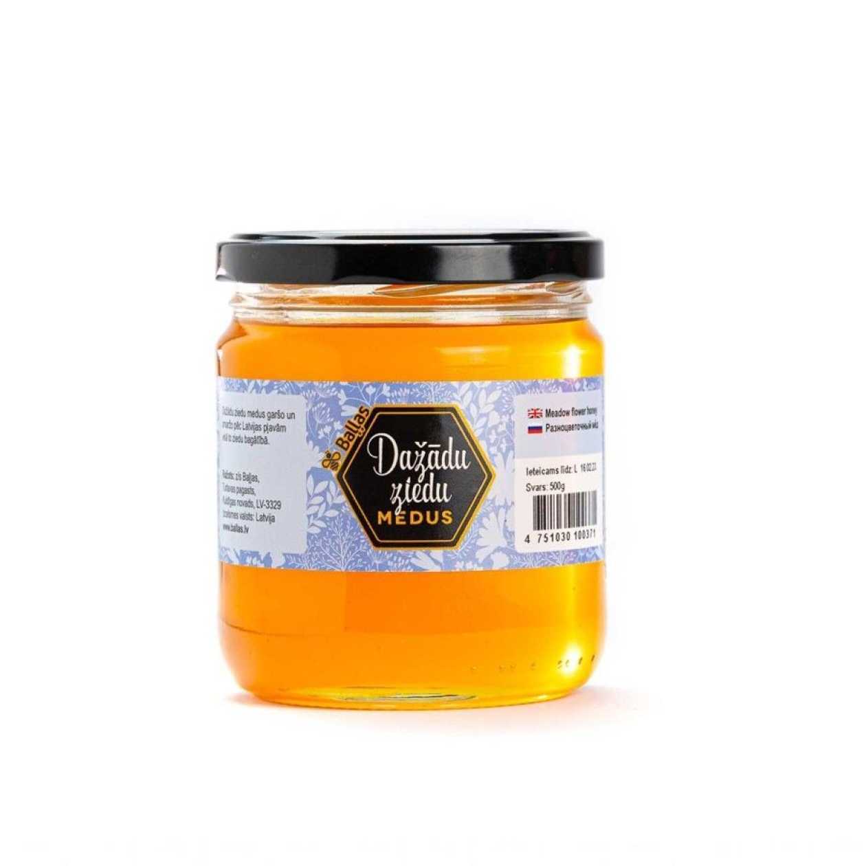 Dažādu ziedu medus, 250g