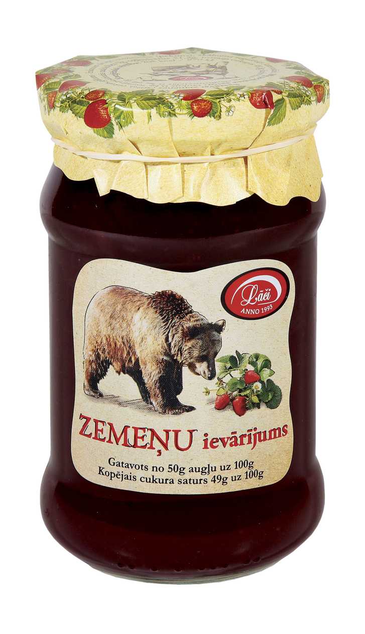 Zemeņu ievārījums, 340g