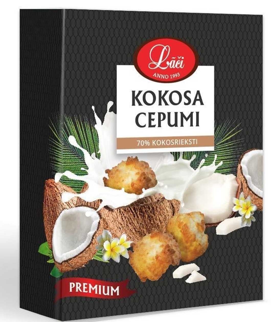 Kokosa cepumi ar sviestu, 125g
