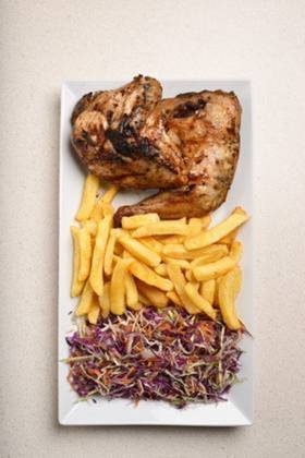 1/2 Grilled Chicken Combo