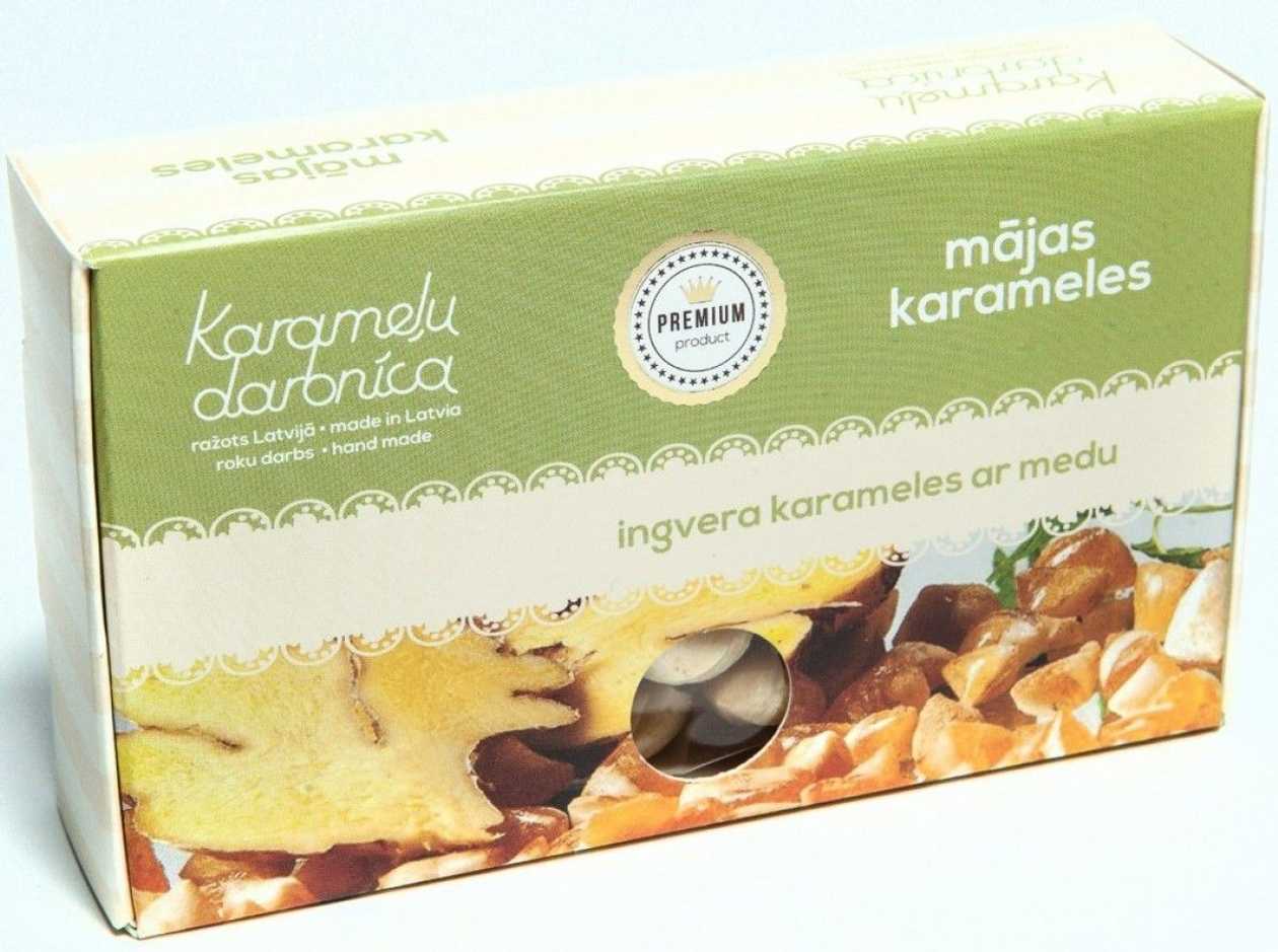 Medus ingvera karameles, 90g