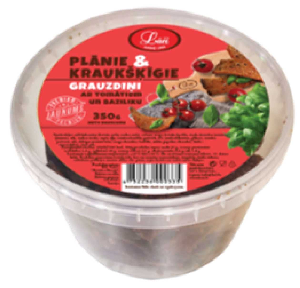 Plānie & kraukšķīgie grauzdiņi ar tomātiem un baziliku, 350g