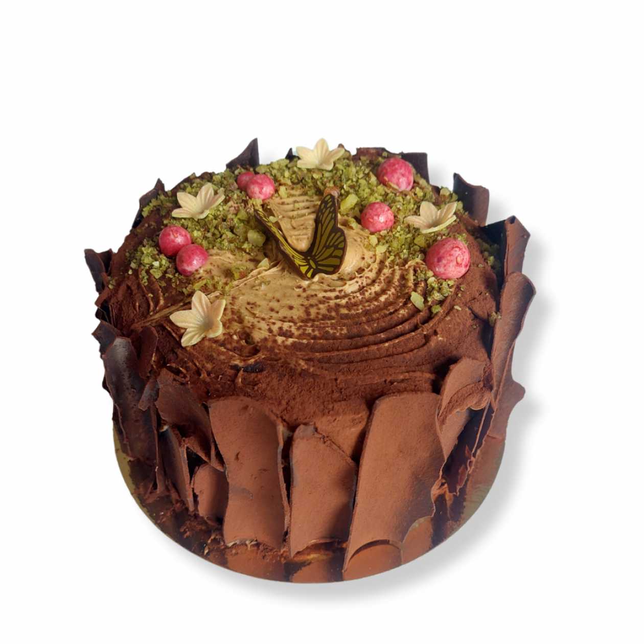 Šokolādes torte "Celmiņš" ar rīvētām dzērvenēm, 900g