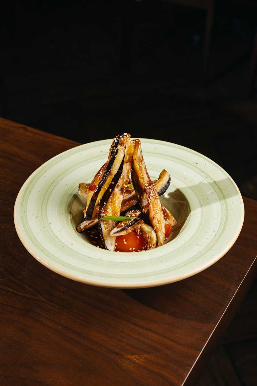 Crispy Eggplant Salad