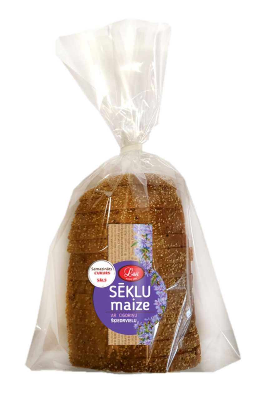 Sēklu maize ar cigoriņu šķiedrvielu, 190g