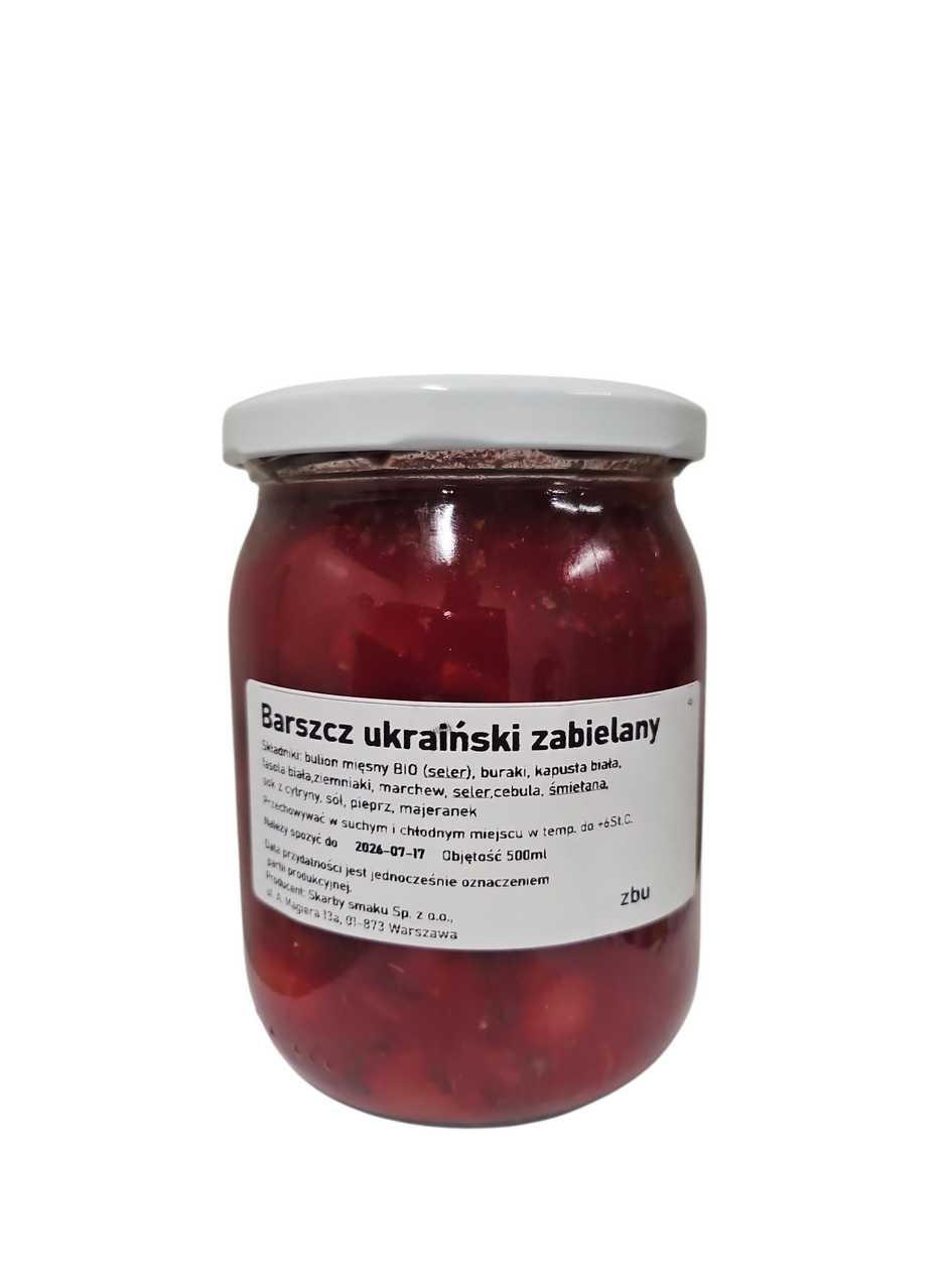Barszcz ukraiński zabielany 500ml – Skarby Smaku
