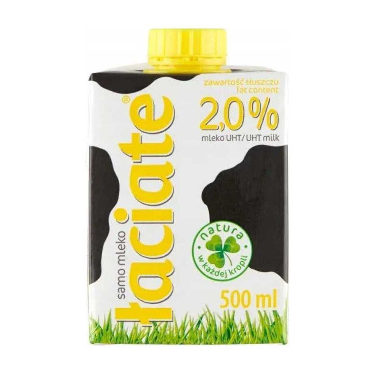 MLEKO ŁACIATE 2% UHT 0,5L
