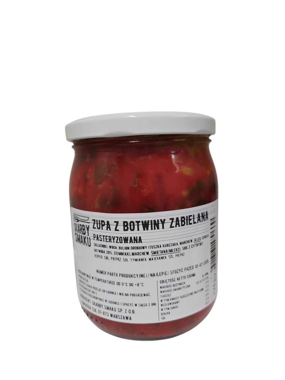 Zupa z botwiny zabielana 500ml – Skarby Smaku