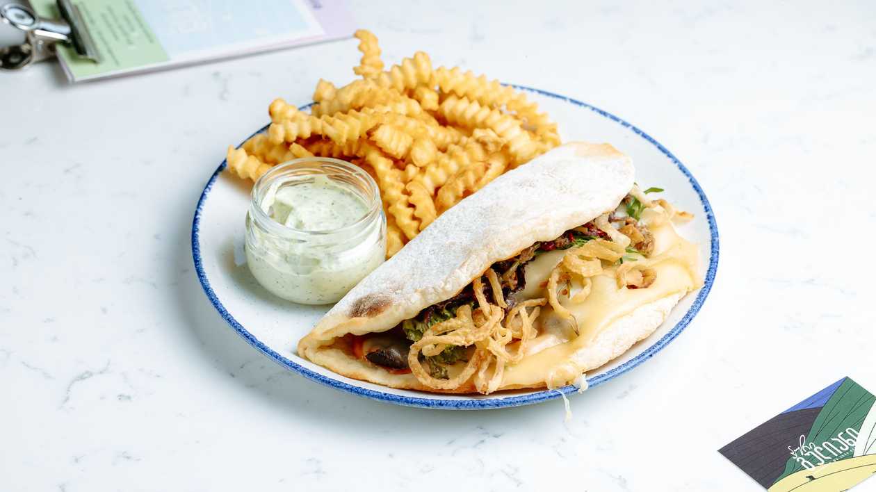 Steak Sandwich with french fries