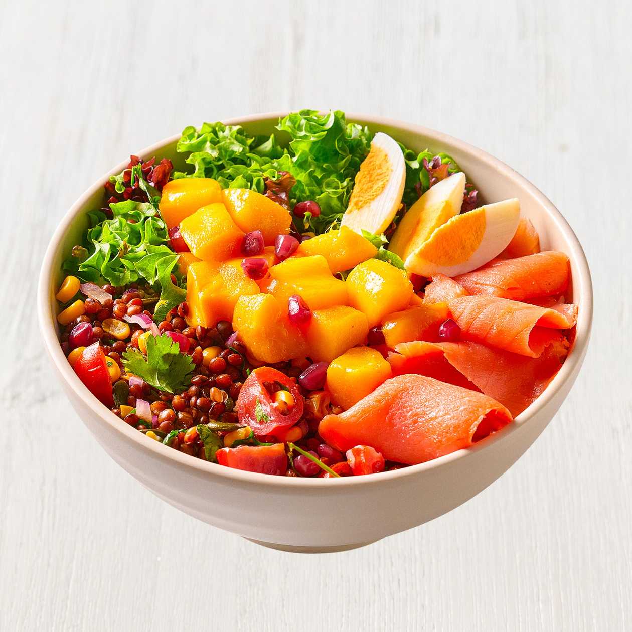 Golden mango salad losos