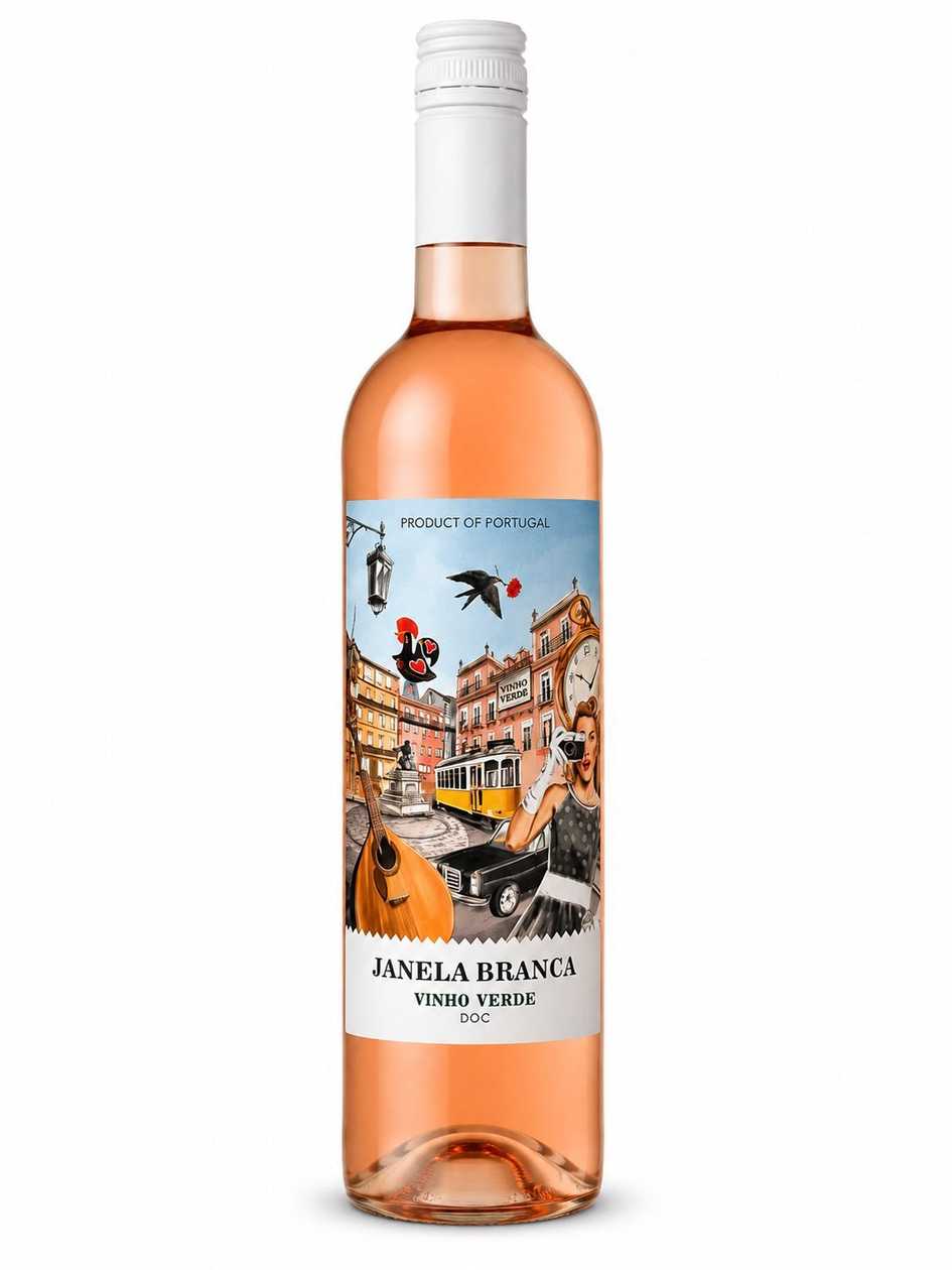Sticla vin rose Vinho Verde Janela