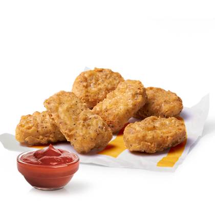 GARLIC PEPPER CHICKEN McNUGGETS 6 buc, UN SOS (107 g)