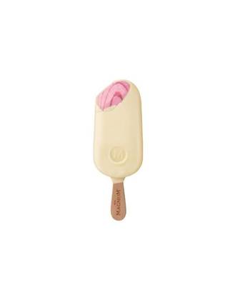 Gelado Magnum Chocolate Branco Morango