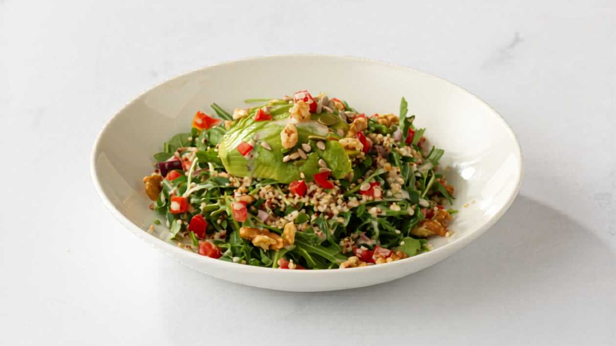 Rucola with Avocado & Quinoa Salad