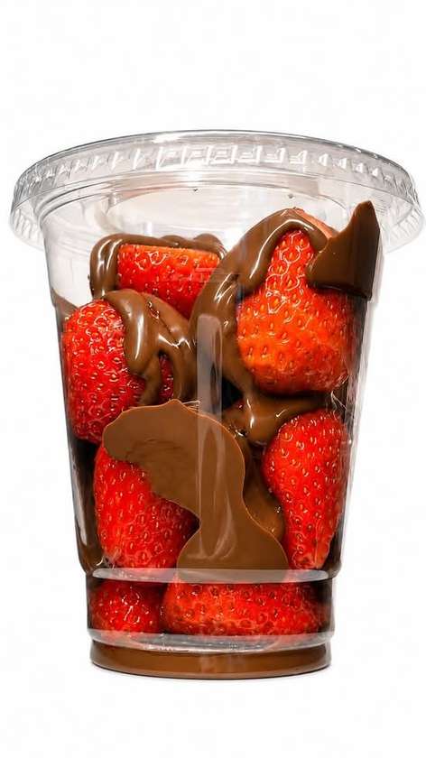 Morango com Nutella